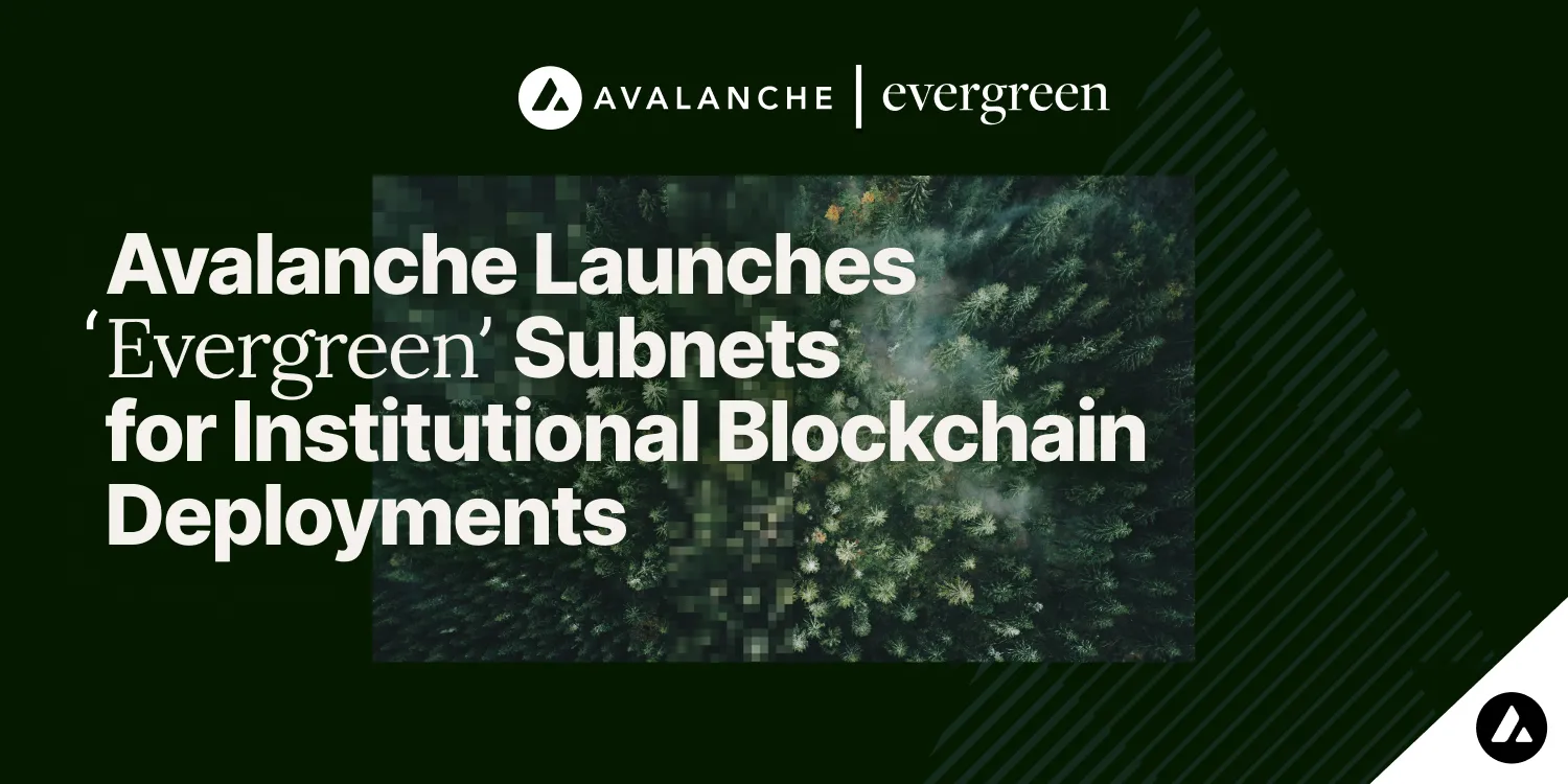 Avalanche Evergreen Infrastructure: Institutional Subnet Guide