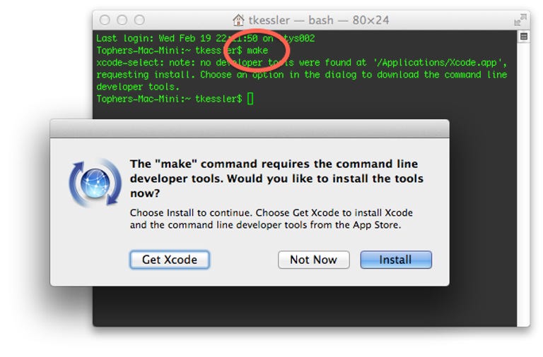 Developer Command Line Tools